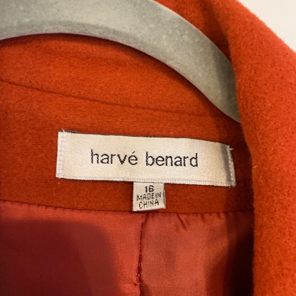 Wool Jacket Coat, Size 16, Rust - Picture 8 of 8